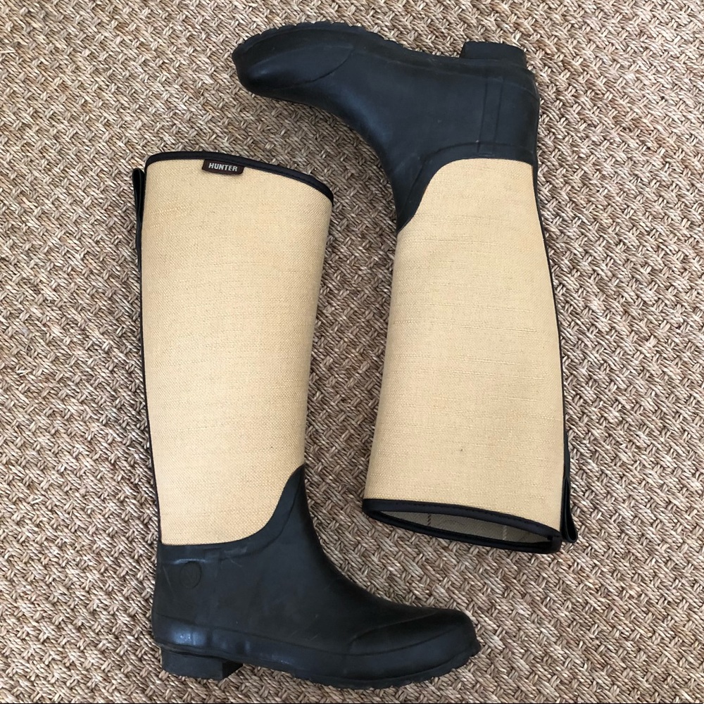 Hunter two-tone rain boots